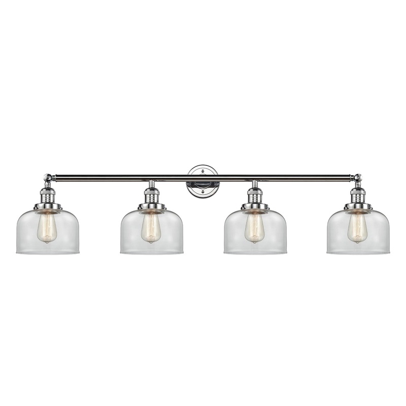 Innovations Lighting Large Bell 4 Light Bath Vanity Light Part Of The Franklin Restoration Collection 215-PC-G72-LED
