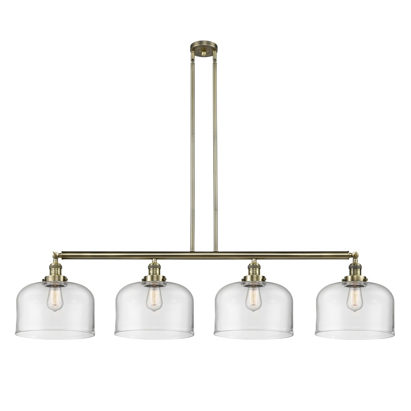 Innovations Lighting X-Large Bell 4 Light Island Light Part Of The Franklin Restoration Collection 214-AB-G72-L