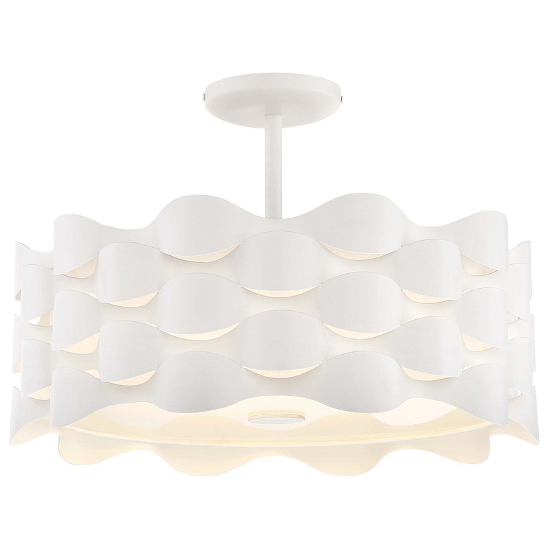 Coastal Current Semi Flush Ceiling Light