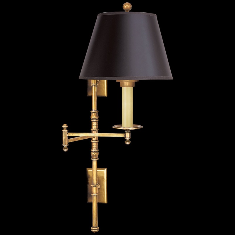 Dorchester Double Plate Swing Arm Wall Sconce