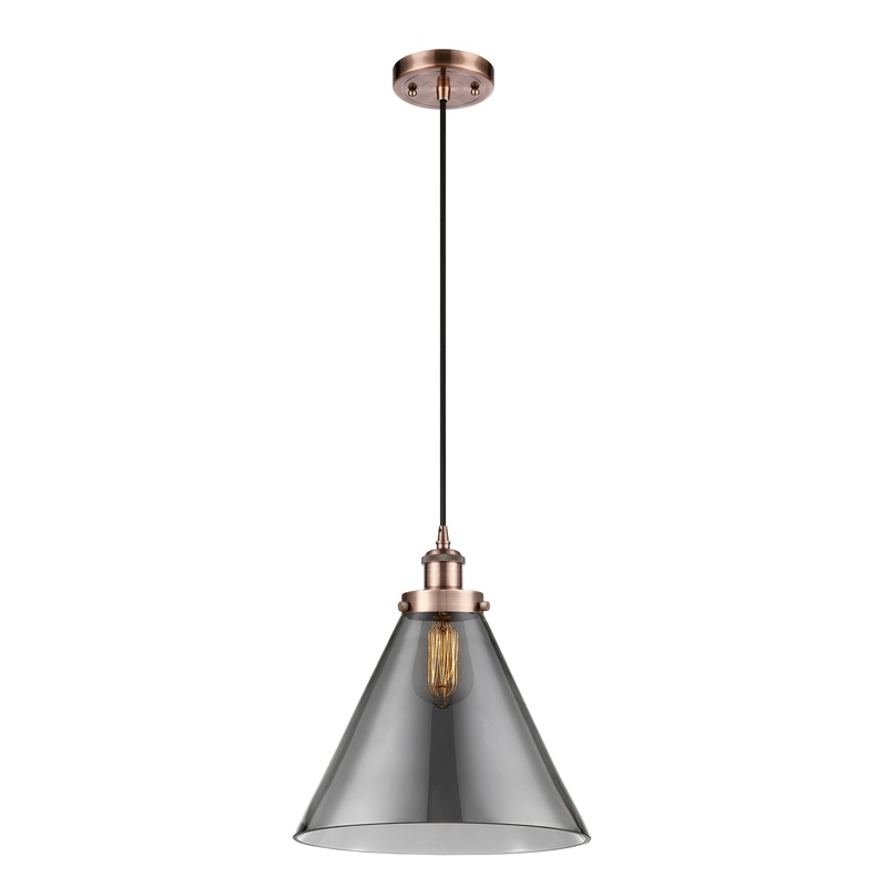 Innovations Lighting X-Large Cone 1 Light Mini Pendant Part Of The Ballston Collection 916-1P-AC-G43-L