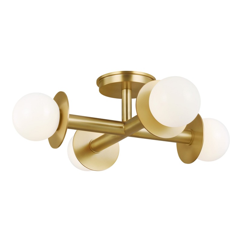 Nodes Semi Flush Ceiling Light