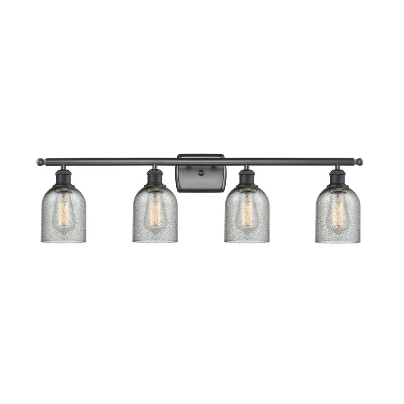 Innovations Lighting Caledonia 4 Light Bath Vanity Light Part Of The Ballston Collection 516-4W-BK-G257