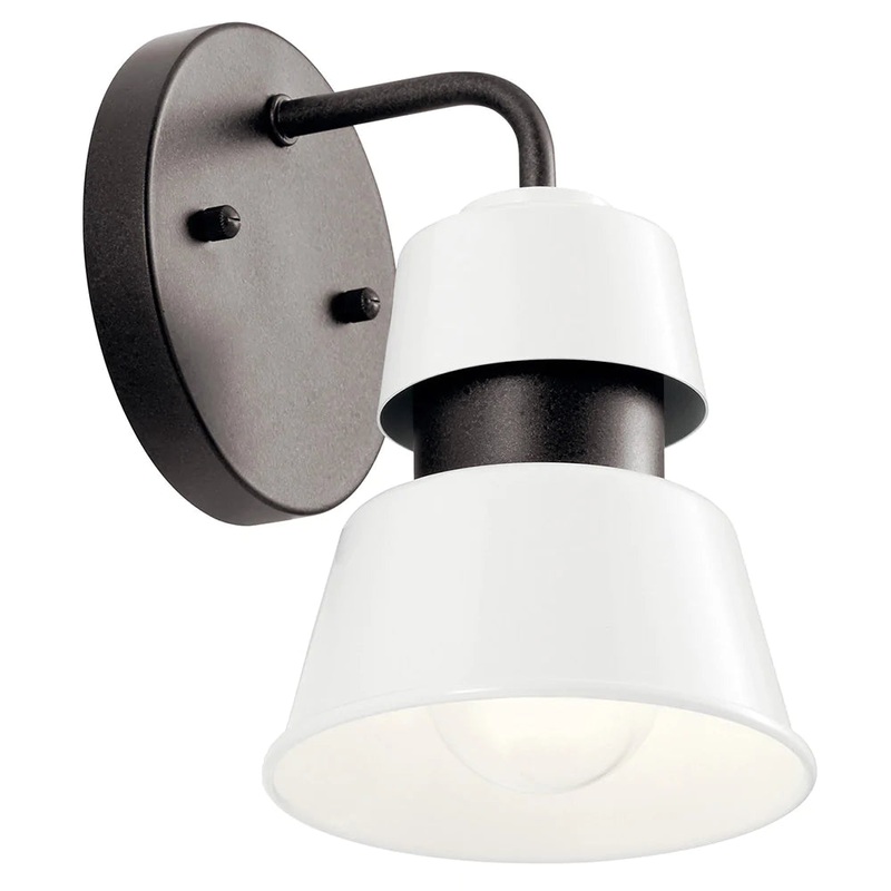 Kichler Lozano 8″ 1 Light Wall Light White 59000WH