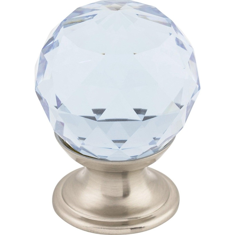 Light Blue Crystal Knob