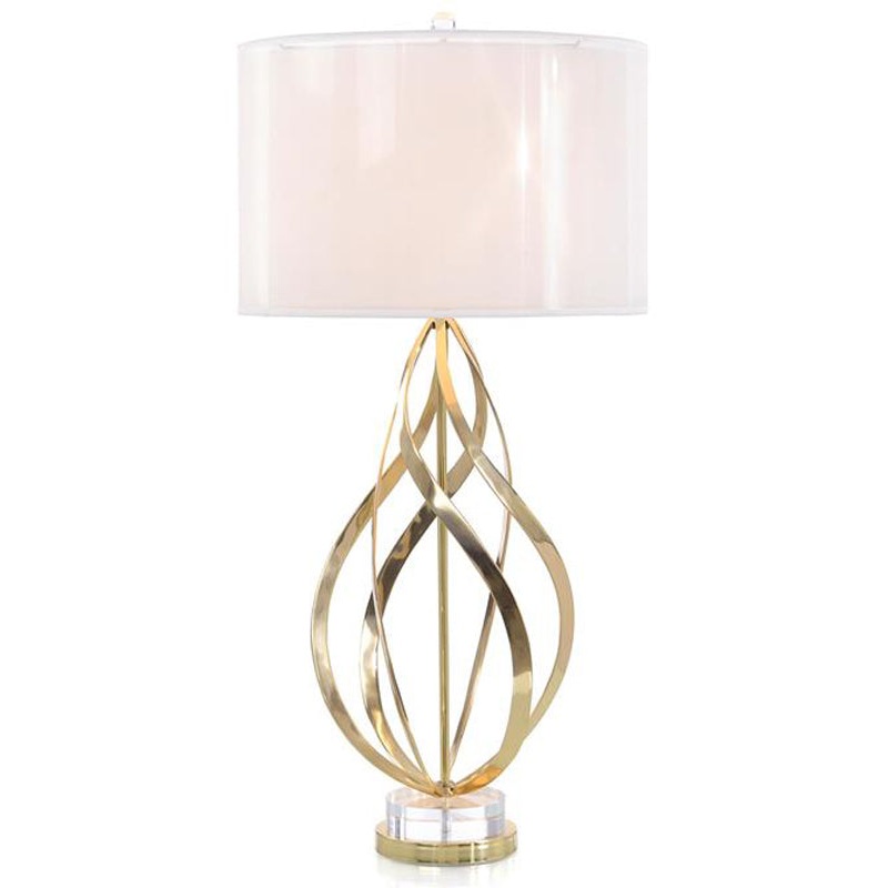 Swirls Of Ribbons Table Lamp