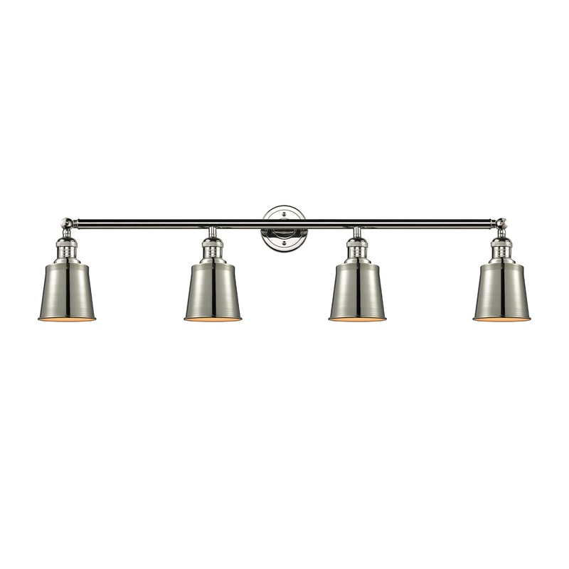 Innovations Lighting Addison 4 Light Bath Vanity Light Part Of The Franklin Restoration Collection 215-PN-M9-PN-LED