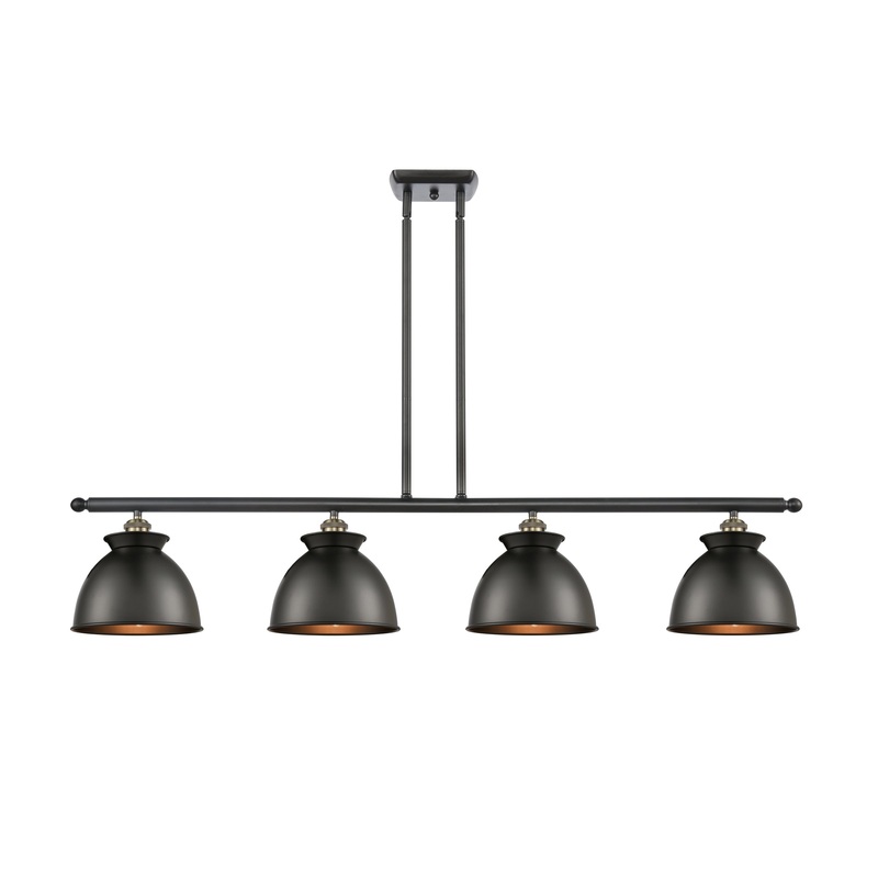Innovations Lighting Adirondack 4 Light Island Light Part Of The Ballston Collection 516-4I-BAB-M14-BK-LED