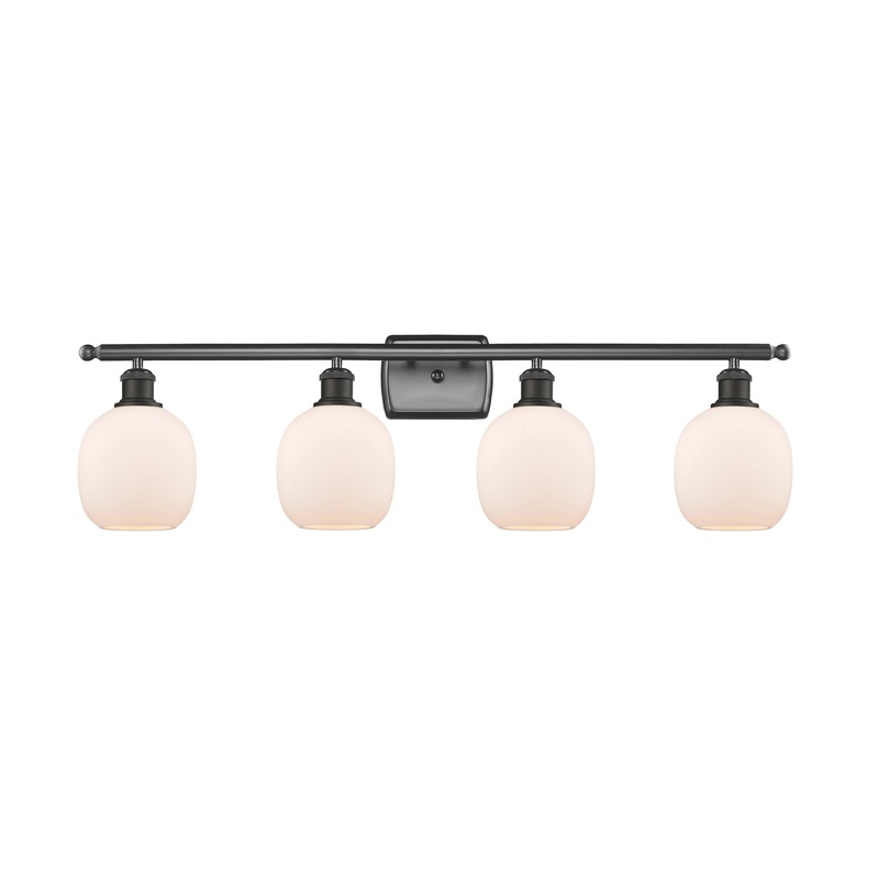 Innovations Lighting Belfast 4 Light Bath Vanity Light Part Of The Ballston Collection 516-4W-OB-G101