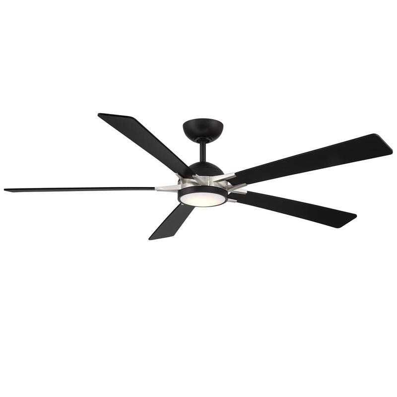 Rotary Color-Select Smart Ceiling Fan with Light