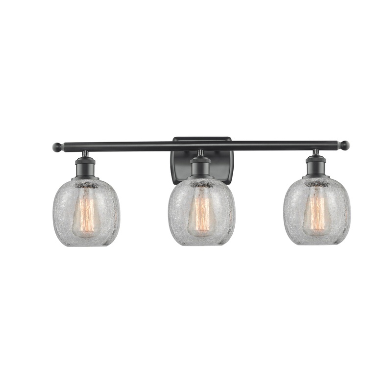 Innovations Lighting Belfast 3 Light Bath Vanity Light Part Of The Ballston Collection 516-3W-BK-G105