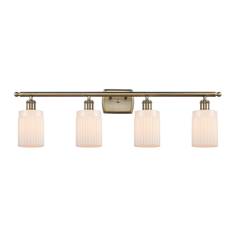 Innovations Lighting Hadley 4 Light Bath Vanity Light Part Of The Ballston Collection 516-4W-AB-G341