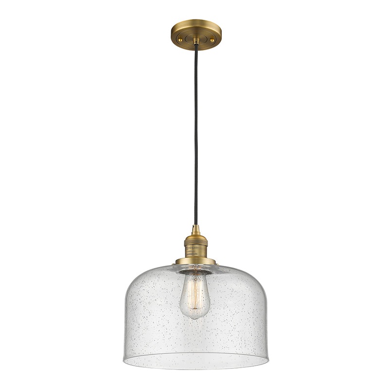 Innovations Lighting X-Large Bell 1 Light Mini Pendant Part Of The Franklin Restoration Collection 201C-BB-G74-L-LED