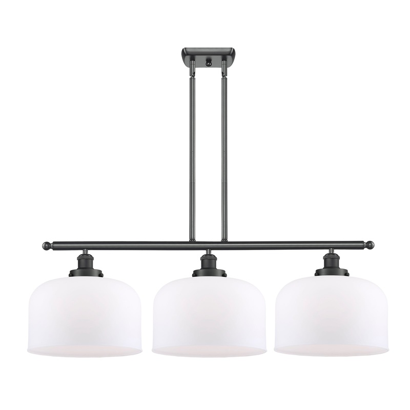 Innovations Lighting X-Large Bell 3 Light Island Light Part Of The Ballston Collection 916-3I-BK-G71-L
