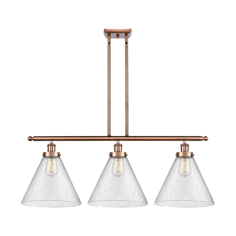 Innovations Lighting X-Large Cone 3 Light Island Light Part Of The Ballston Collection 916-3I-AC-G44-L