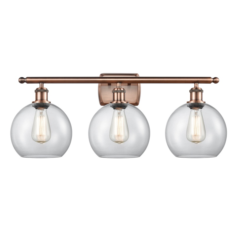 Innovations Lighting Athens 3 Light 26″ Bath Vanity Light 516-3W-AC-G122-8
