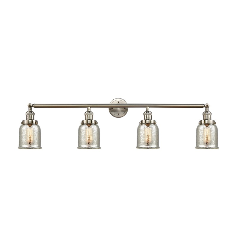 Innovations Lighting Small Bell 4 Light Bath Vanity Light Part Of The Franklin Restoration Collection 215-SN-G58