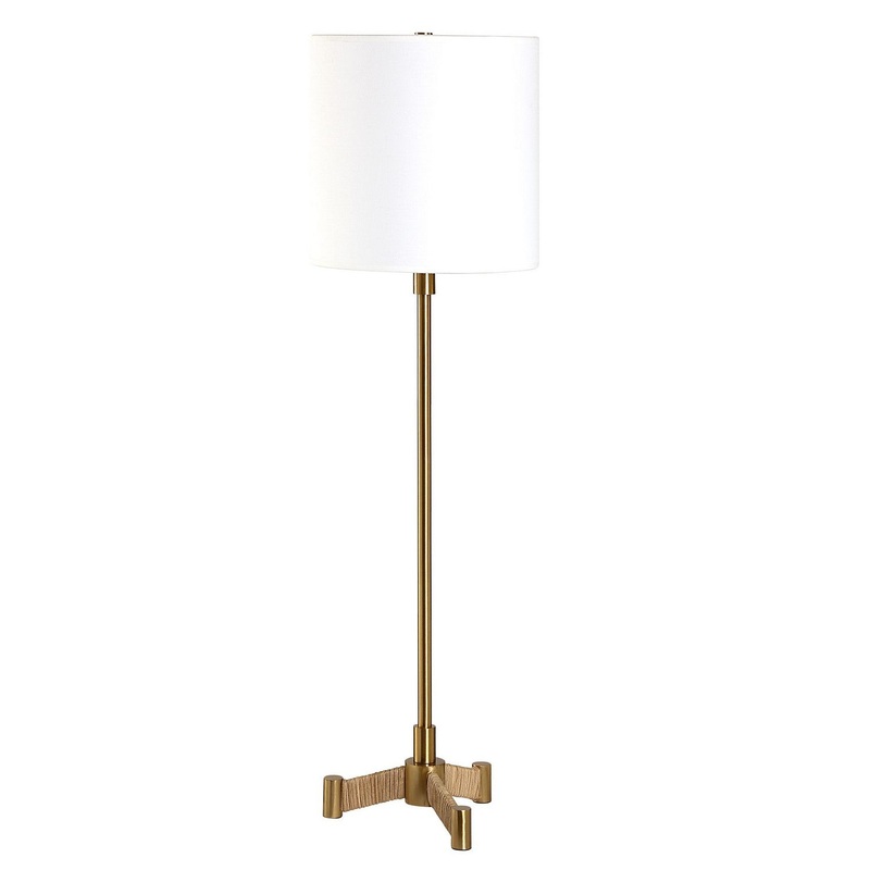 Lautoka Brass Buffet Lamp