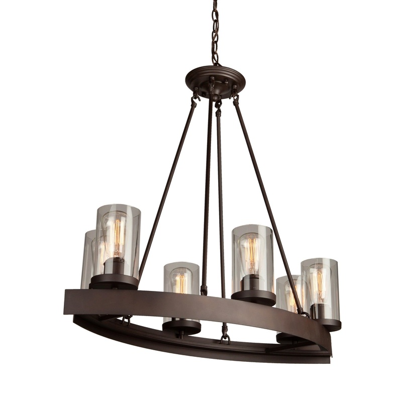 Menlo Park Oval Chandelier