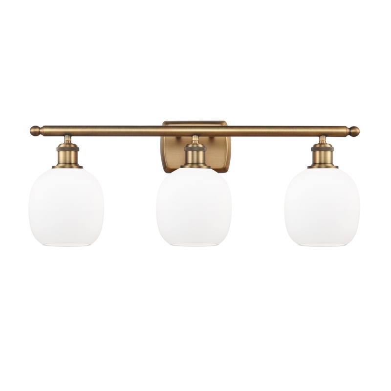 Innovations Lighting Belfast 3 Light Bath Vanity Light Part Of The Ballston Collection 516-3W-BB-G101-LED