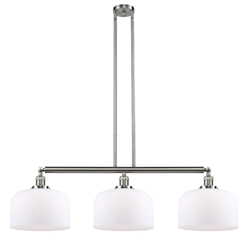 Innovations Lighting X-Large Bell 3 Light Island Light Part Of The Franklin Restoration Collection 213-SN-G71-L-LED