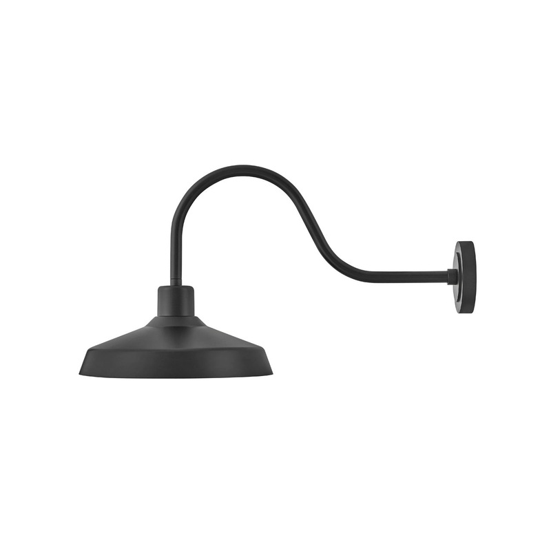 Forge Gooseneck Outdoor Wall Light
