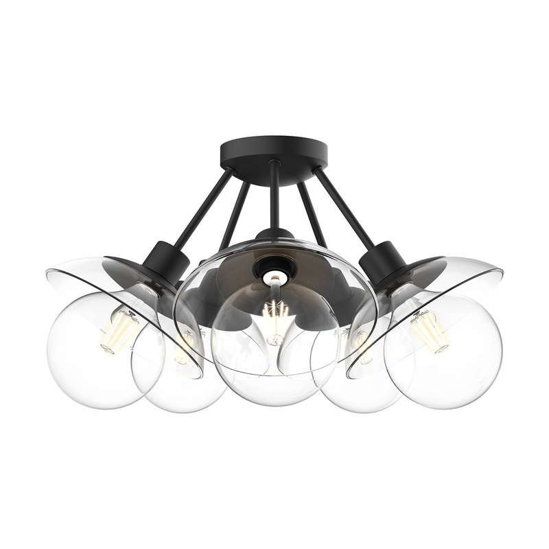 Francesca 5-Light Semi Flush Ceiling Light