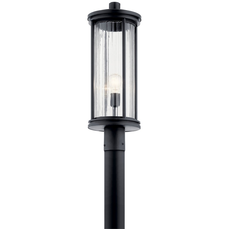 Barras Outdoor Post Mount Lantern