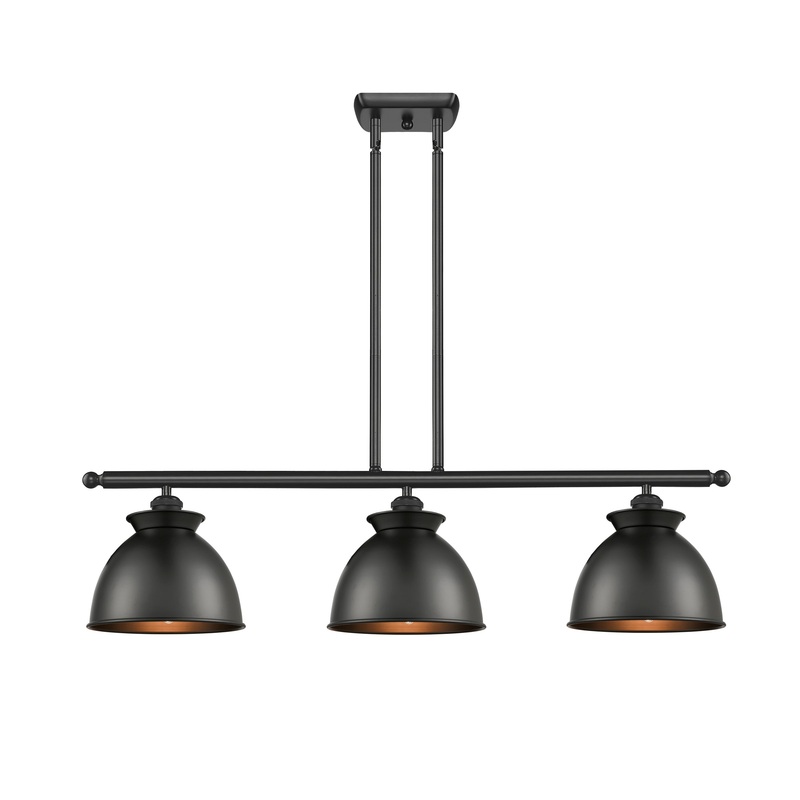 Innovations Lighting Adirondack 3 Light Island Light Part Of The Ballston Collection 516-3I-BK-M14-BK