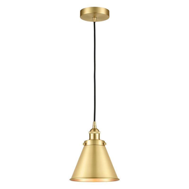 Innovations Lighting Appalachian 1 Light 10″ Mini Pendant 616-1PH-SG-M13-SG-LED