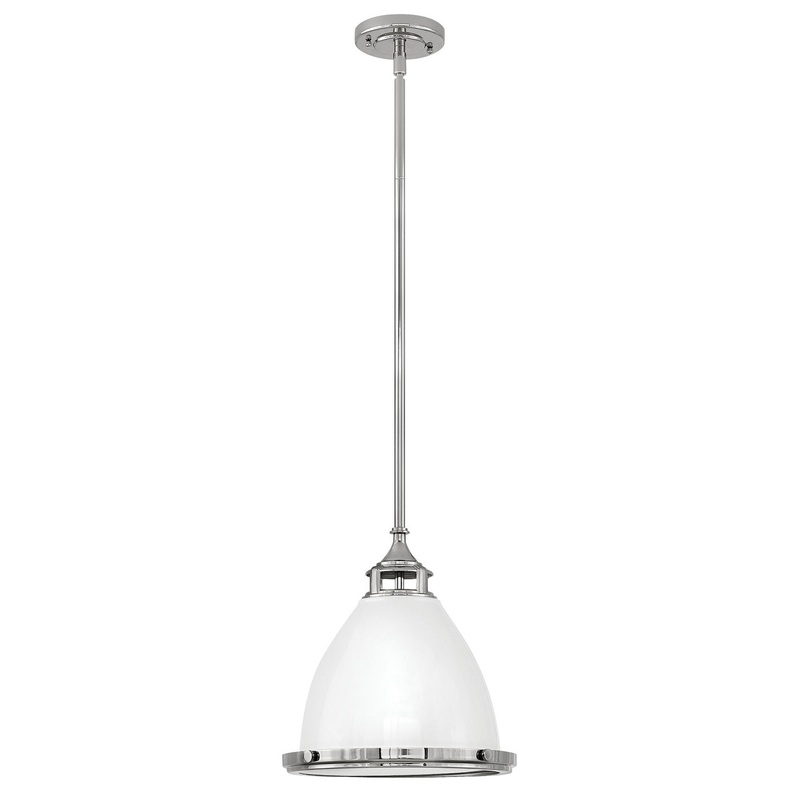 Amelia Pendant Polished White