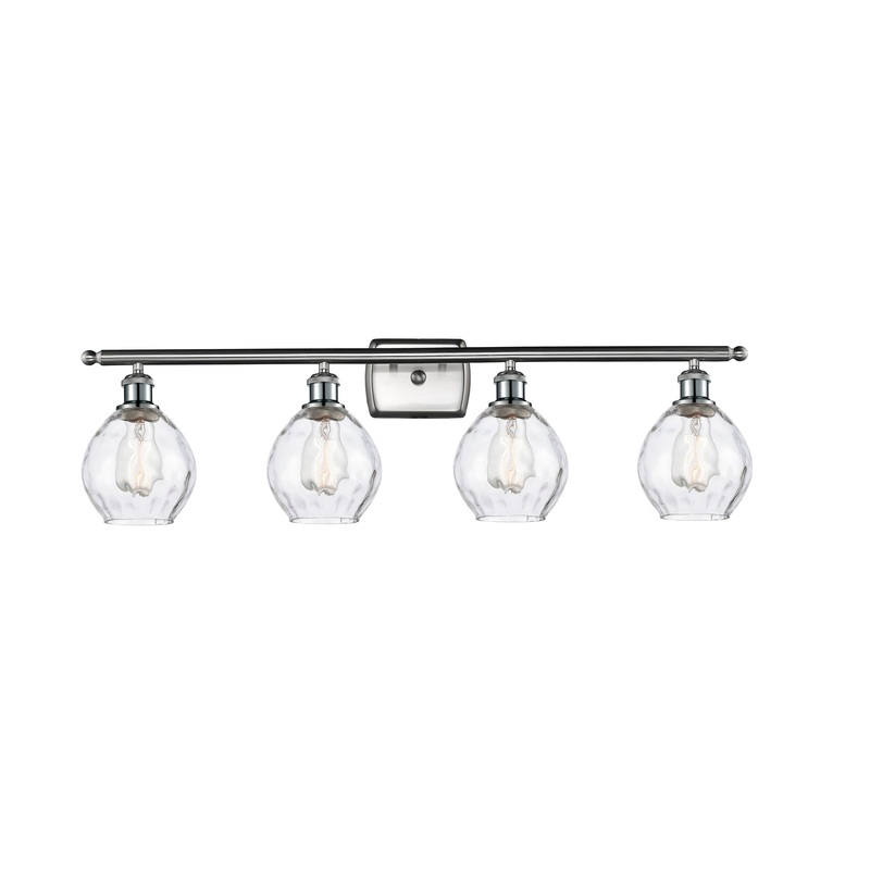 Innovations Lighting Small Waverly 4 Light Bath Vanity Light Part Of The Ballston Collection 516-4W-SN-G362-LED
