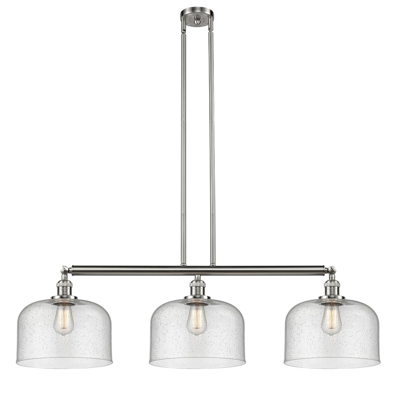 Innovations Lighting X-Large Bell 3 Light Island Light Part Of The Franklin Restoration Collection 213-SN-G74-L