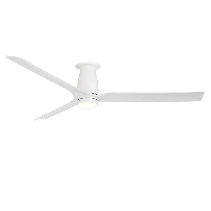 Smooth Flush Smart Ceiling Fan with Color-Select Light