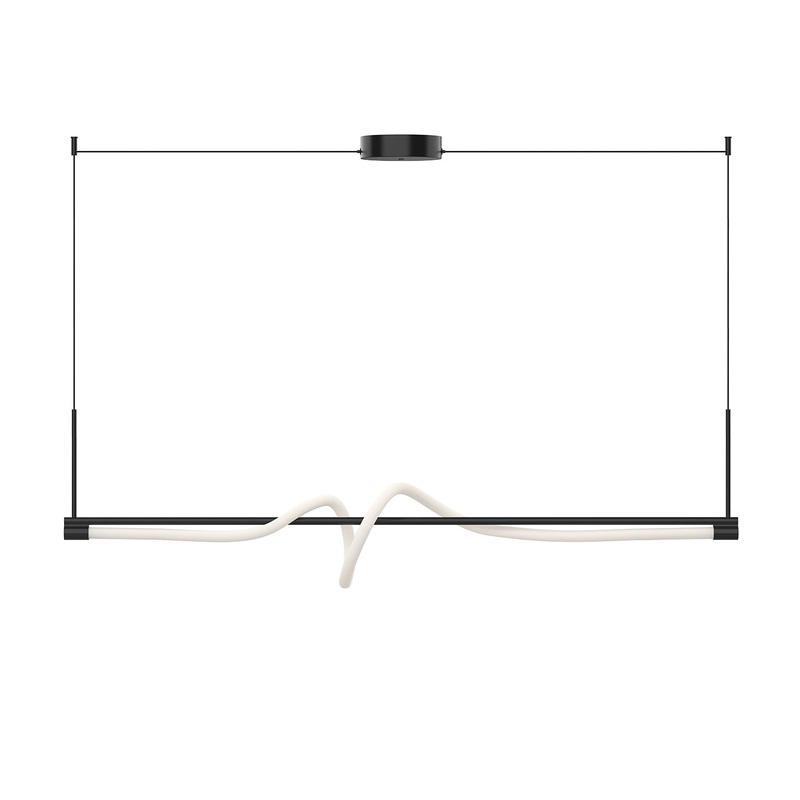 Cursive Linear Pendant
