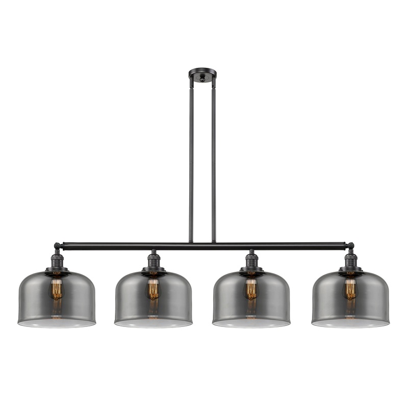 Innovations Lighting X-Large Bell 4 Light Island Light Part Of The Franklin Restoration Collection 214-OB-G73-L-LED