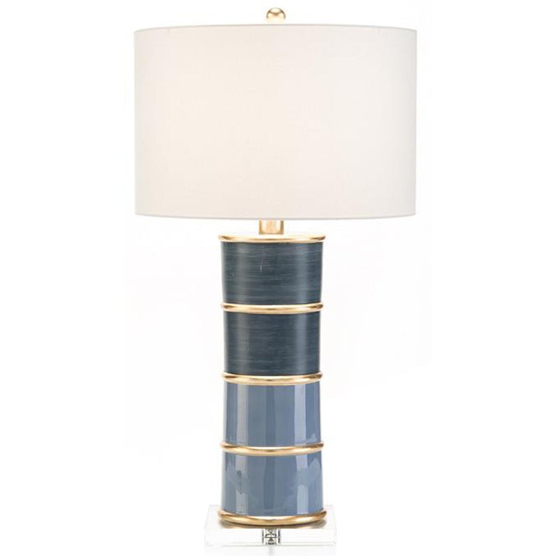 Pillar Sapphire Table Lamp