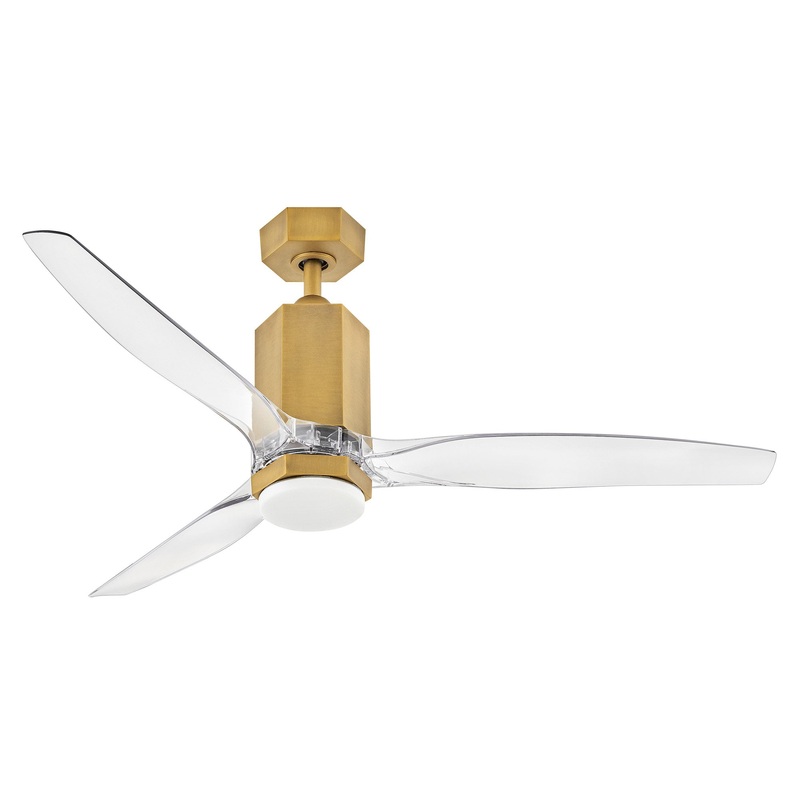 Facet Dual Mount Smart Ceiling Fan with Light