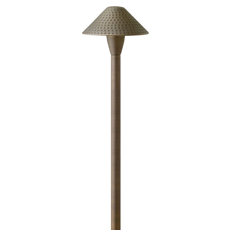 Hardy Island 12V Hammered Path Light