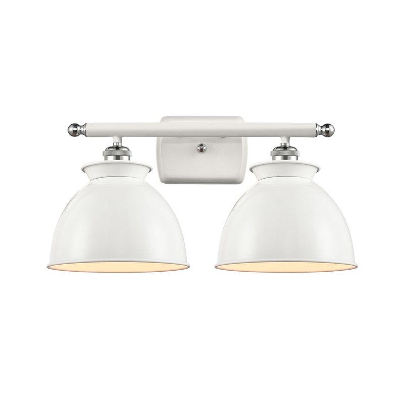 Innovations Lighting Adirondack 2 Light Bath Vanity Light Part Of The Ballston Collection 516-2W-WPC-M14-WPC-LED