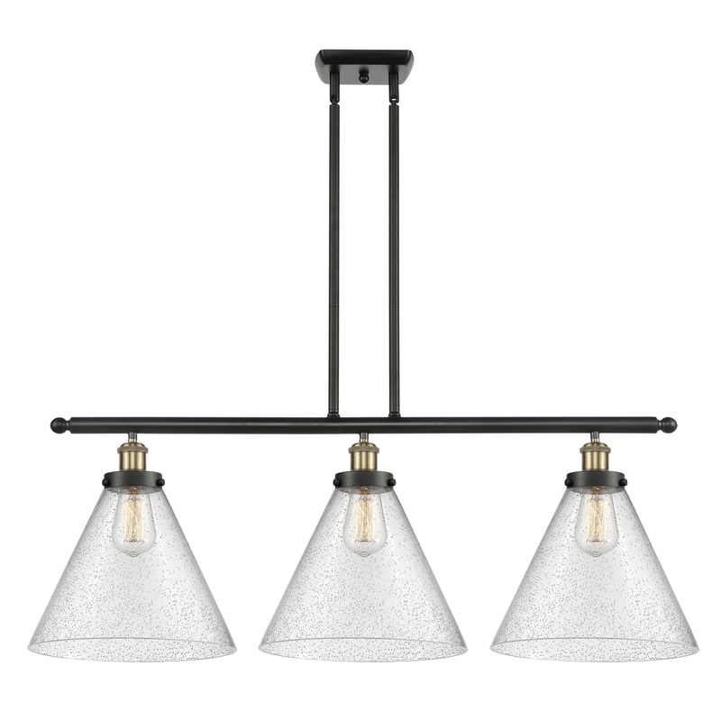 Innovations Lighting X-Large Cone 3 Light Island Light Part Of The Ballston Collection 916-3I-BAB-G44-L-LED