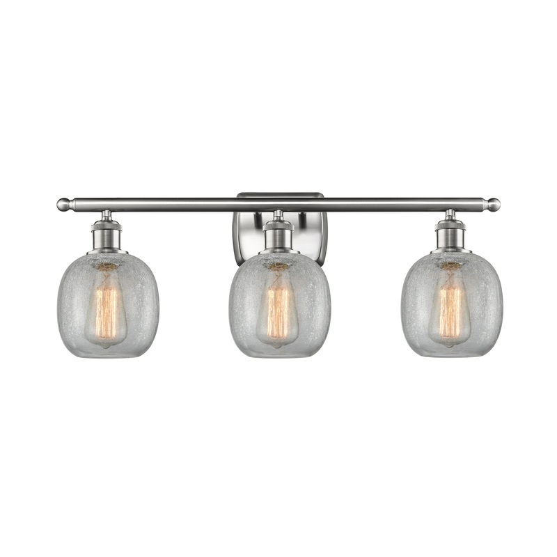 Innovations Lighting Belfast 3 Light Bath Vanity Light Part Of The Ballston Collection 516-3W-SN-G105