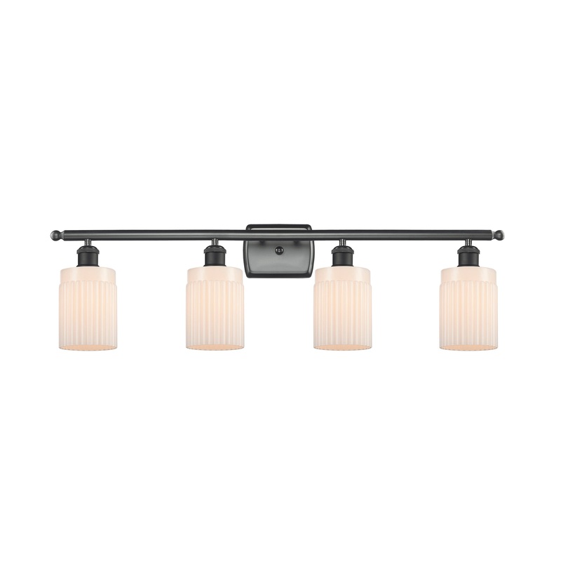 Innovations Lighting Hadley 4 Light Bath Vanity Light Part Of The Ballston Collection 516-4W-BK-G341-LED