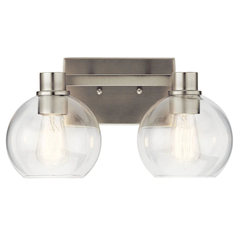 Kichler Harmony 2 Light Vanity Light Brushed Nickel 45893NI