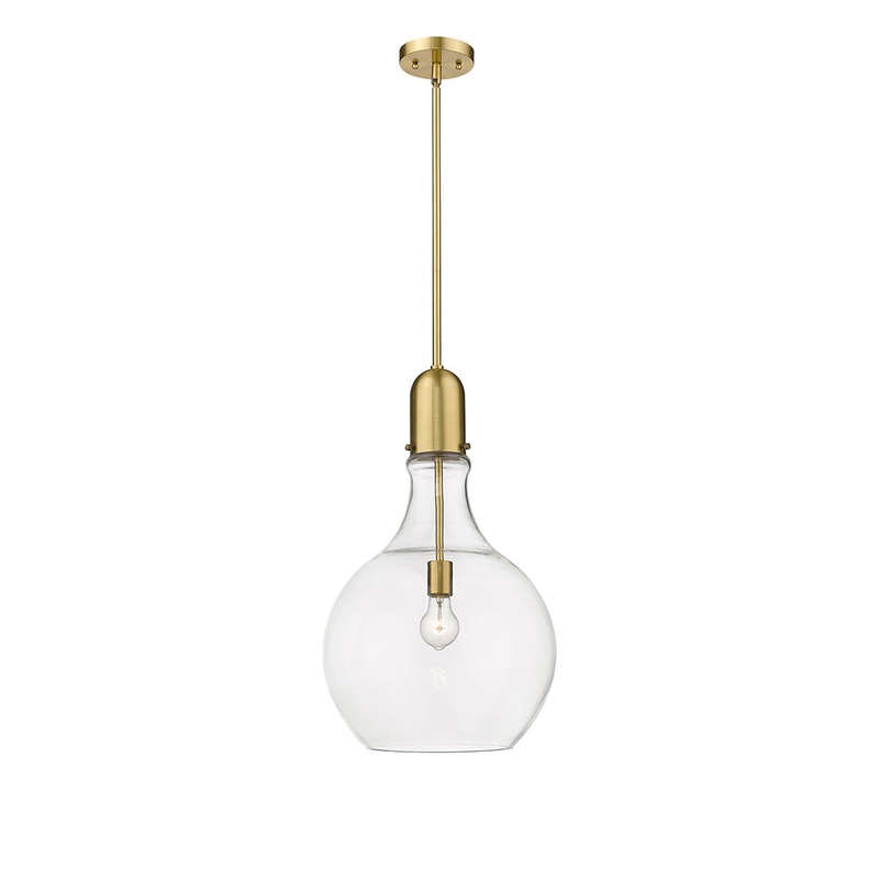 Innovations Lighting Amherst 1 Light 13.75″ Pendant 492-1S-SG-G582-14