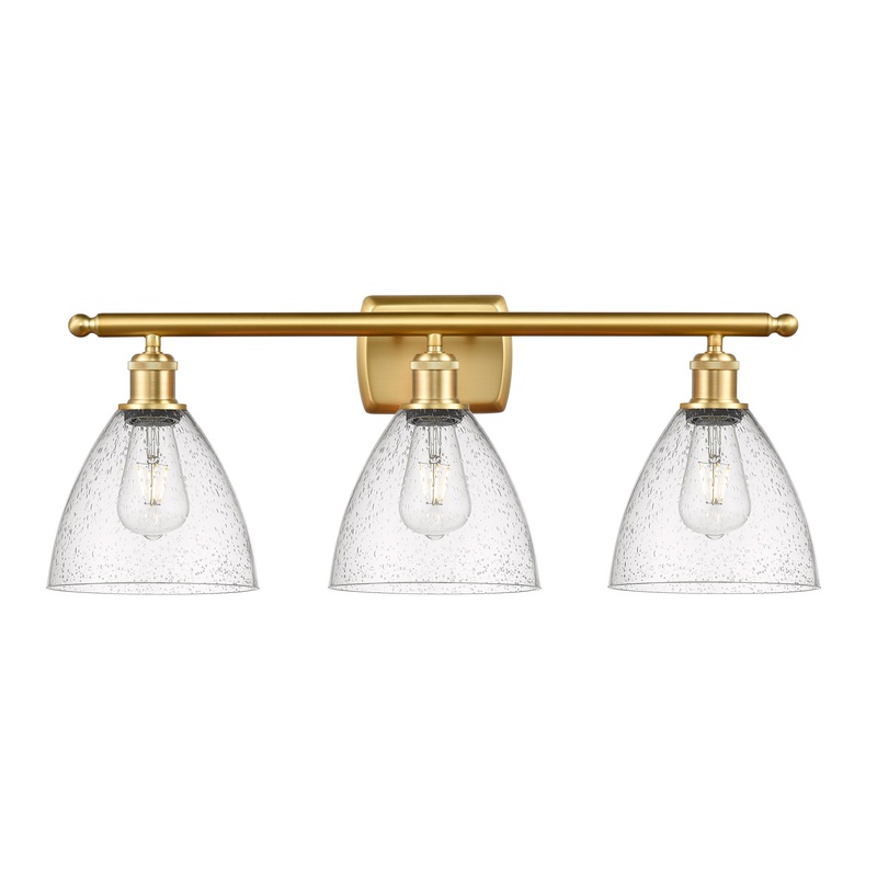 Innovations Lighting Ballston Dome 3 Light 28″ Bath Vanity Light 516-3W-SG-GBD-754