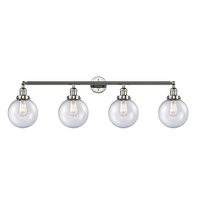 Innovations Lighting Beacon 4 Light 44″ Bath Vanity Light 215-PN-G204-8-LED