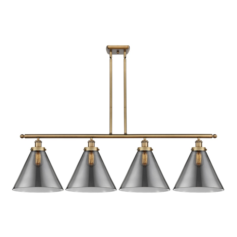 Innovations Lighting X-Large Cone 4 Light Island Light Part Of The Ballston Collection 916-4I-BB-G43-L