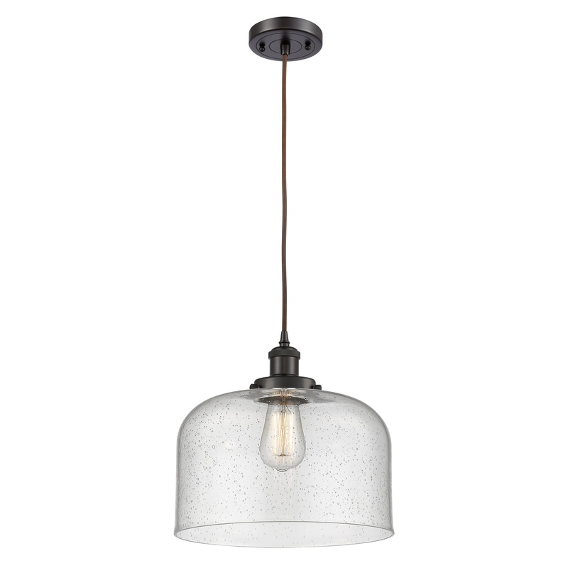 Innovations Lighting X-Large Bell 1 Light Mini Pendant Part Of The Ballston Collection 916-1P-OB-G74-L-LED
