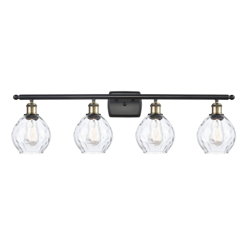 Innovations Lighting Small Waverly 4 Light Bath Vanity Light Part Of The Ballston Collection 516-4W-BAB-G362